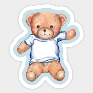 Adorable Teddy Bear Toy Sticker